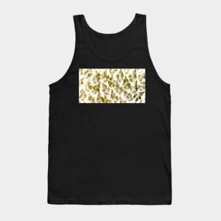 Japanese Anemone Leaf prints in brown Tank Top